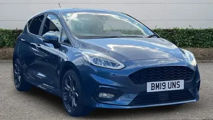 Used Ford Fiesta ST-Line 125 HP (91 kW) 2019 Blue Hatchback