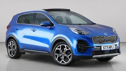 Used Kia Sportage GT-Line S 177 HP (130 kW) 2021 Blue SUV