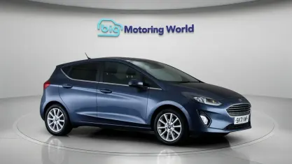 Used Ford Fiesta Titanium 125 HP (91 kW) 2021 Blue Hatchback