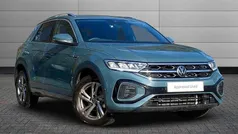 Petrol blue Used 2025 VW T-Roc R-line SUV | £28,750 (Fair price)