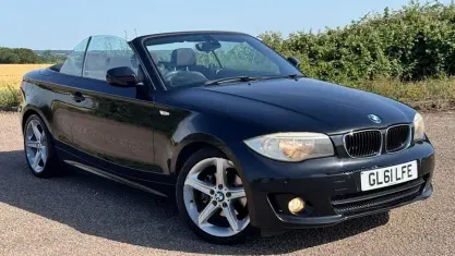 Used BMW 120 Cabriolet Sport Line 170 HP (125 kW) 2011 Black Cabriolet