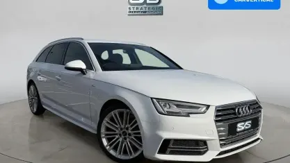 Used Audi A4 S-Line 252 HP (185 kW) 2017 White Estate