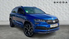 Blue Used 2021 Skoda Karoq SportLine SUV | £21,950 (Fair price)