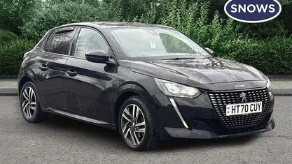 Used Peugeot 208 Allure 102 HP (75 kW) 2021 Black Hatchback