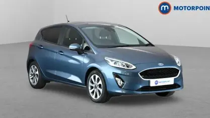 Used Ford Fiesta Trend 75 HP (55 kW) 2020 Blue Hatchback