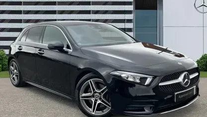 Used Mercedes A220 AMG Line Premium 190 HP (139 kW) 2019 Black Hatchback