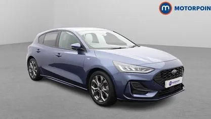 Used Ford Focus ST-Line 125 HP (91 kW) 2022 Blue Hatchback