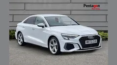 White Used 2023 Audi A3 S-Line Sedan | £20,995 (Fair price)