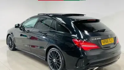 Used Mercedes CLA200 AMG line 156 HP (114 kW) 2018 Black Coupe