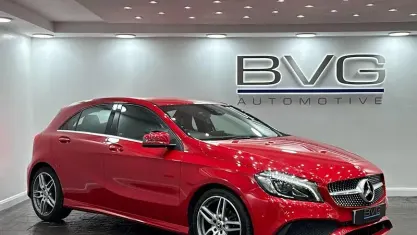 Używany Mercedes A200 AMG Line Premium 136 KM (100 kW) 2018 Czerwony Hatchback