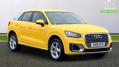 Used Audi Q2 Sport 116 HP (85 kW) 2019 Yellow SUV