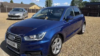 Used Audi A1 Sportback Sport 95 HP (69 kW) 2015 Blue Hatchback