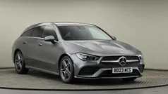 Mountain grey Used 2022 Mercedes CLA200 Shooting Brake AMG line Estate | £23,500 (Fair price)