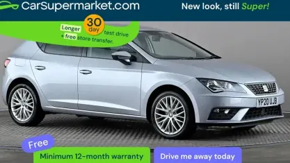 Używany Seat Leon SE Dynamic 116 KM (85 kW) 2020 Srebrny Hatchback
