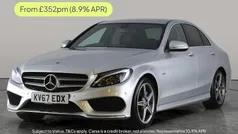 Silver Used 2017 Mercedes C350e AMG line Sedan | £13,345 (Fair price)