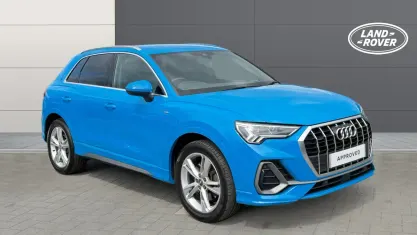 Used Audi Q3 S-Line 230 HP (169 kW) 2019 Blue SUV