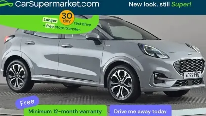 Begagnad Ford Puma ST-Line 155 HK (114 kW) 2022 Grå SUV