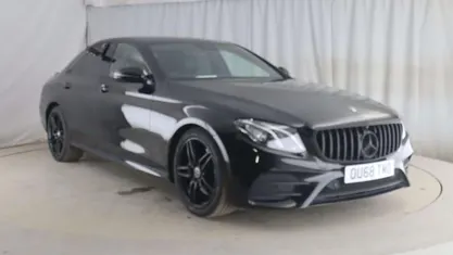 Black Used 2018 Mercedes E220 AMG line Sedan | £14,499 (Fair price)