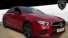 Red Used 2022 Mercedes A250 AMG Line Premium Sedan | £23,858 (Fair price)