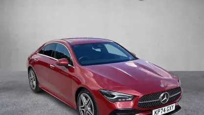 Used Mercedes CLA200 AMG line 163 HP (119 kW) 2024 Red Coupe