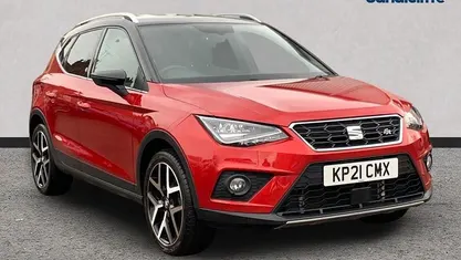 Metallic desire red Used 2021 Seat Arona FR Sport SUV | £13,390 (Fair price)