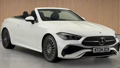 Used Mercedes CLE300 AMG line 258 HP (189 kW) 2024 White Cabriolet