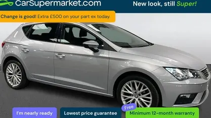 Used Seat Leon SE Dynamic 116 HP (85 kW) 2020 Silver Hatchback