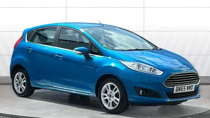 Used Ford Fiesta Zetec 82 HP (60 kW) 2016 Blue Hatchback
