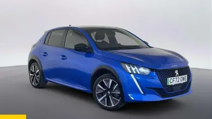 Second-hand Peugeot e-208 GTi 100 kW (136 CP) 2023 Albastru Hatchback