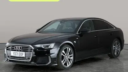 Black Used 2021 Audi A6 S-Line Sedan | £24,479 (Fair price)