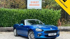 Blue Used 2017 Fiat 124 Spider Lusso Cabriolet | £10,399 (Fair price)