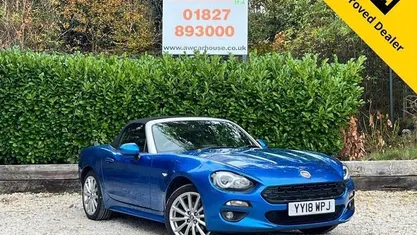 Blue Used 2017 Fiat 124 Spider Lusso Cabriolet | £10,399 (Fair price)