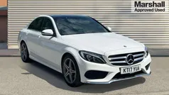 White Used 2017 Mercedes C200 AMG line Sedan | £13,497 (Fair price)