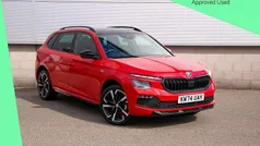 Velvet red metallic Used 2024 Skoda Kamiq Monte Carlo SUV | £23,495 (Fair price)