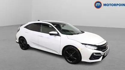White Used 2021 Honda Civic Sport Hatchback | £15,499 (Fair price)