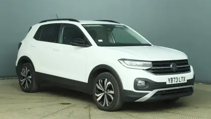 Used VW T-Cross Black Edition 115 HP (84 kW) 2024 White SUV