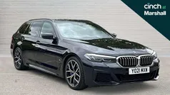 Black Used 2021 BMW 530 M Sport Estate | £33,996 (Fair price)