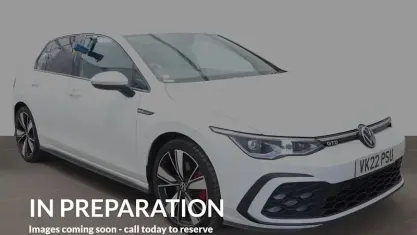 Used VW Golf VIII GTD 200 HP (147 kW) 2022 White Hatchback