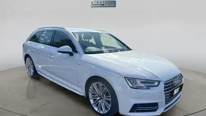 Used Audi A4 S-Line 252 HP (185 kW) 2017 White Estate