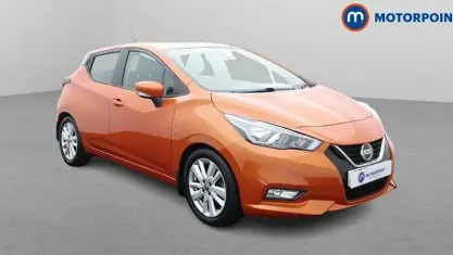 Używany Nissan Micra Acenta 101 KM (74 kW) 2019 Pomarańczowy Hatchback