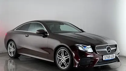 Red Used 2019 Mercedes E220 AMG line Coupe | £20,900 (Fair price)