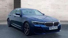 Blue Used 2022 BMW 520 M Sport Sedan | £27,326 (Fair price)