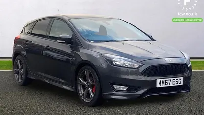 Grey Used 2017 Ford Focus ST-Line X Hatchback | £9,399 (Fair price)