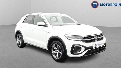 Begagnad VW T-Roc R-line 190 HK (139 kW) 2023 Vit SUV