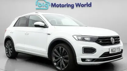 Used VW T-Roc R-line 150 HP (110 kW) 2021 White SUV