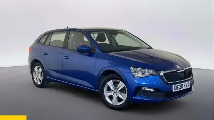 Used Skoda Scala SE 116 HP (85 kW) 2020 Blue Hatchback