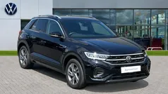 Deep black pearlescent Used 2024 VW T-Roc R-line SUV | £28,115 (Fair price)