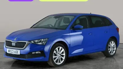 Begagnad Skoda Scala SE L 110 HK (80 kW) 2023 Blå Halvkombi