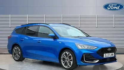 Begagnad Ford Focus ST-Line 155 HK (114 kW) 2022 Blå Kombi