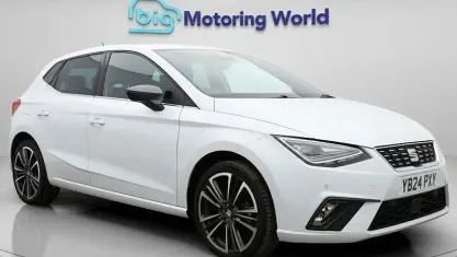 Used Seat Ibiza XCELLENCE Lux 116 HP (85 kW) 2024 White Hatchback